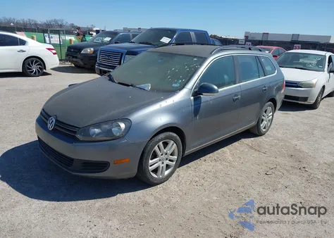 2013 Volkswagen Jetta Sportwagen 2.0L Tdi z USA, uszkodzony, nr VIN 3VWPL7AJXDM641517